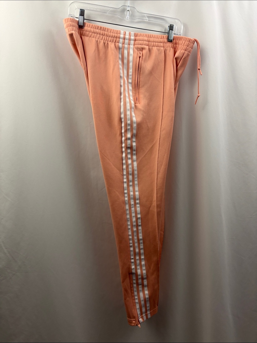 Adidas Women’s Originals SST Track Pants Sweatpants Joggers Large Peach Color - Picture 9 of 10